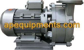 Liquid ring vacuum pump (compact design)