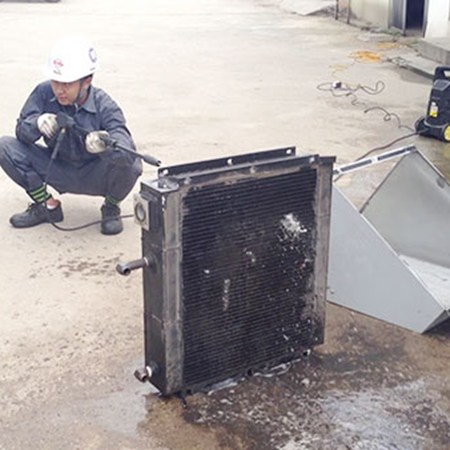 CÁCH LÀM SẠCH KÉT GIẢI NHIỆT MÁY NÉN KHÍ HIỆU QUẢ NHẤT